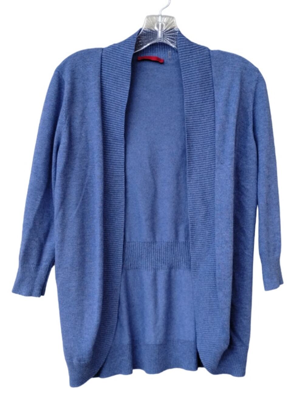 RED label brand Open Lightweight Rayon blend Cardigan Cornflower Blue Size L